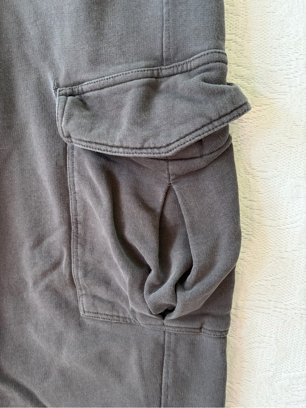 Zara Cargo Sweatpants Joggers Charcoal Size Large - Picture 2 of 11